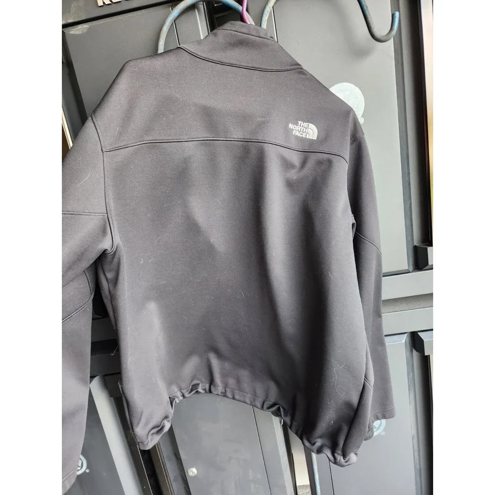 The North Face Men's Black Full Zip Jacket XL Pockets Stand-Up Collar